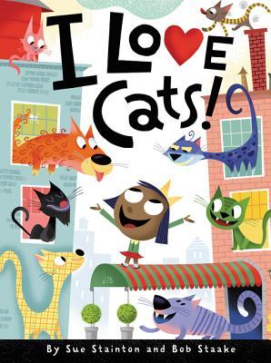 I love cats!  book art