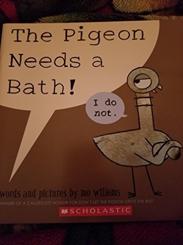 The pigeon needs a bath - book cover