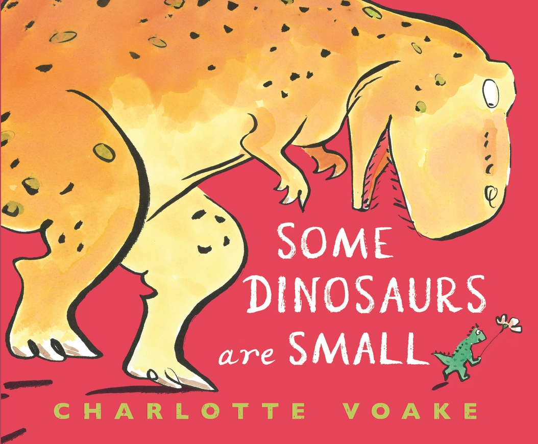 Some dinosaurs are small - book art