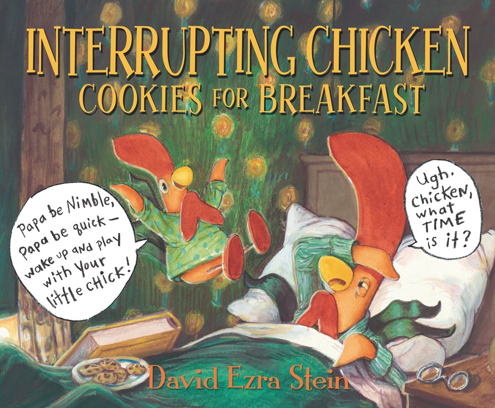 Interrupting Chicken- Book cover art