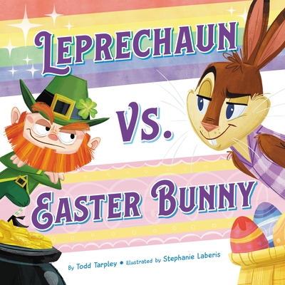 Leprechaun vs Easter Bunny - book cover