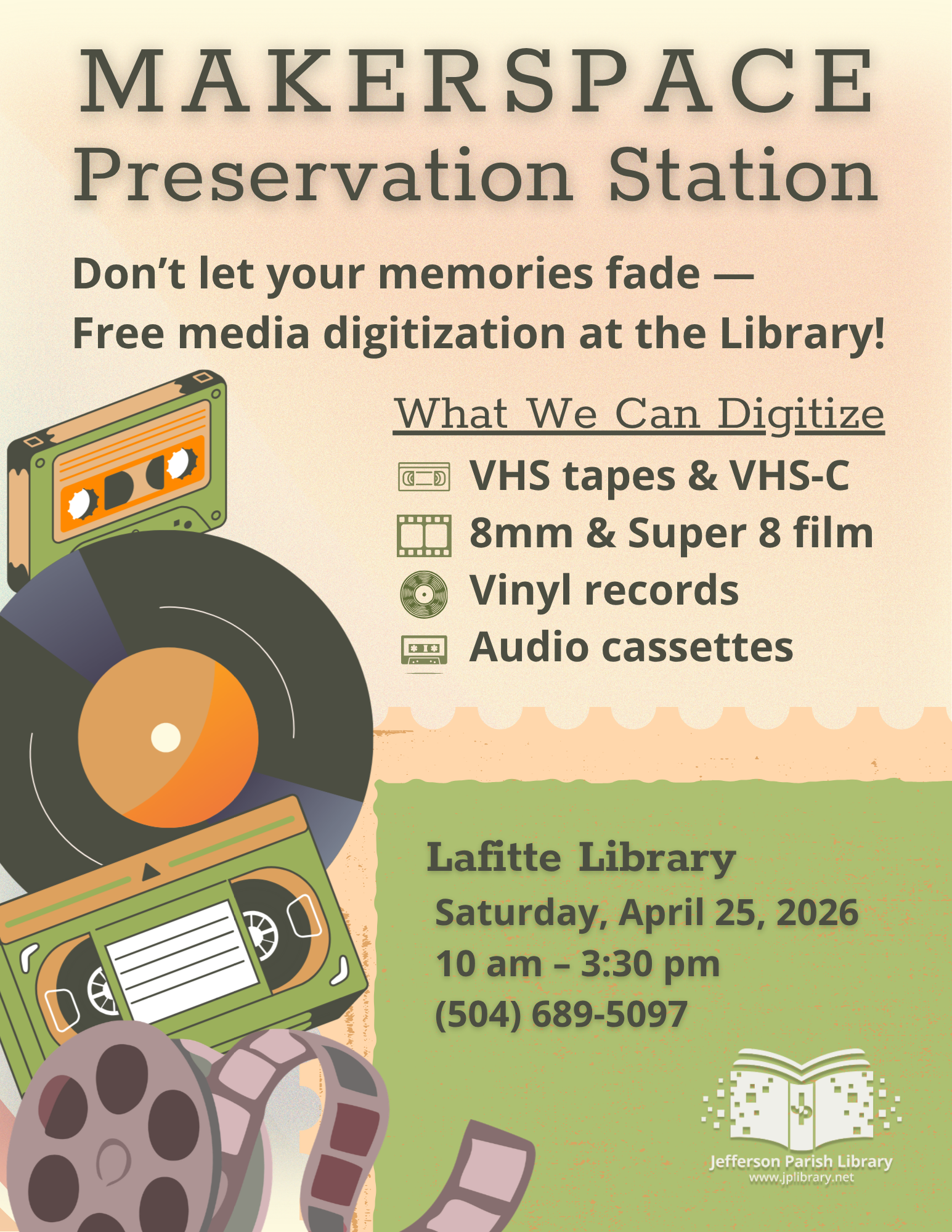 Flyer promoting Preservation Station sch