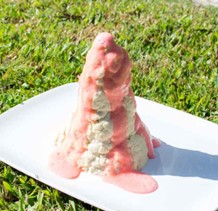 salt dough volcanos