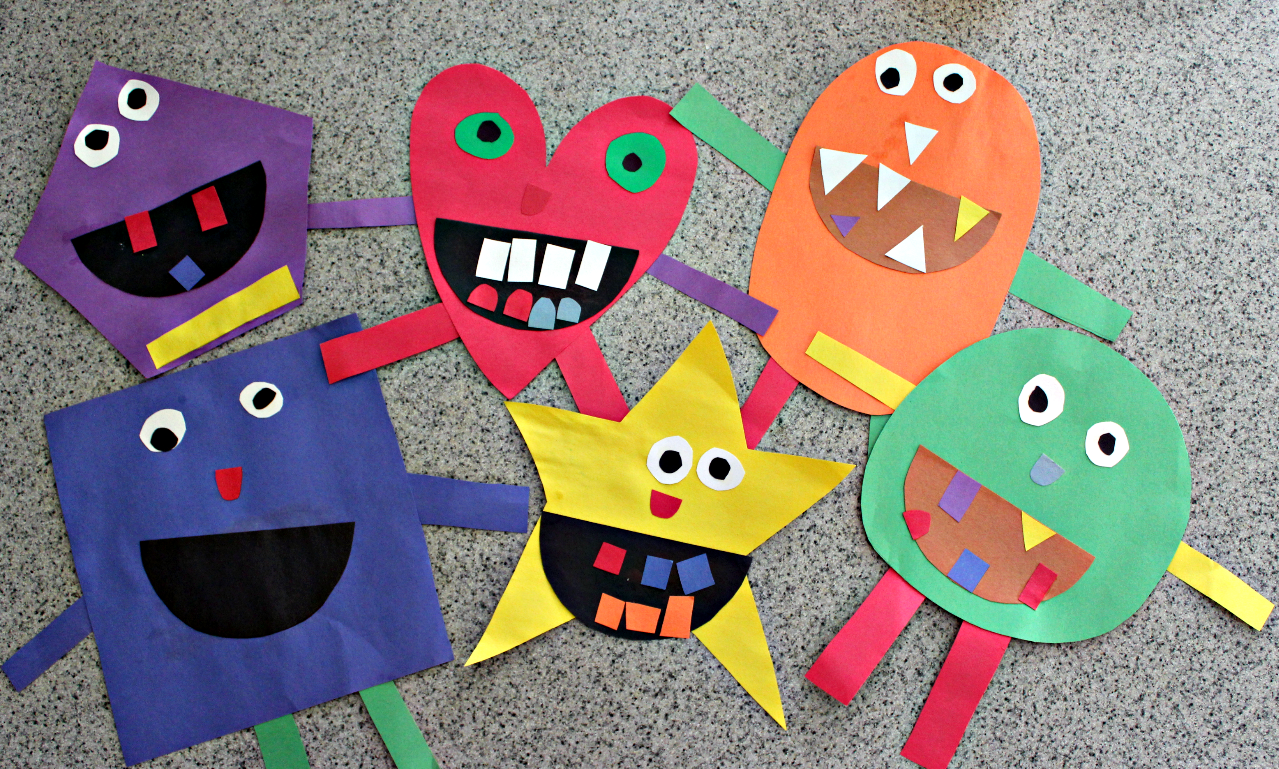 Shape Monsters Craft