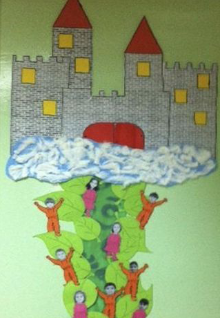 castle with beanstalk craft image