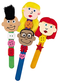 craft stick puppets image