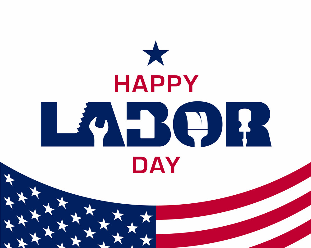 happy labor day graphic