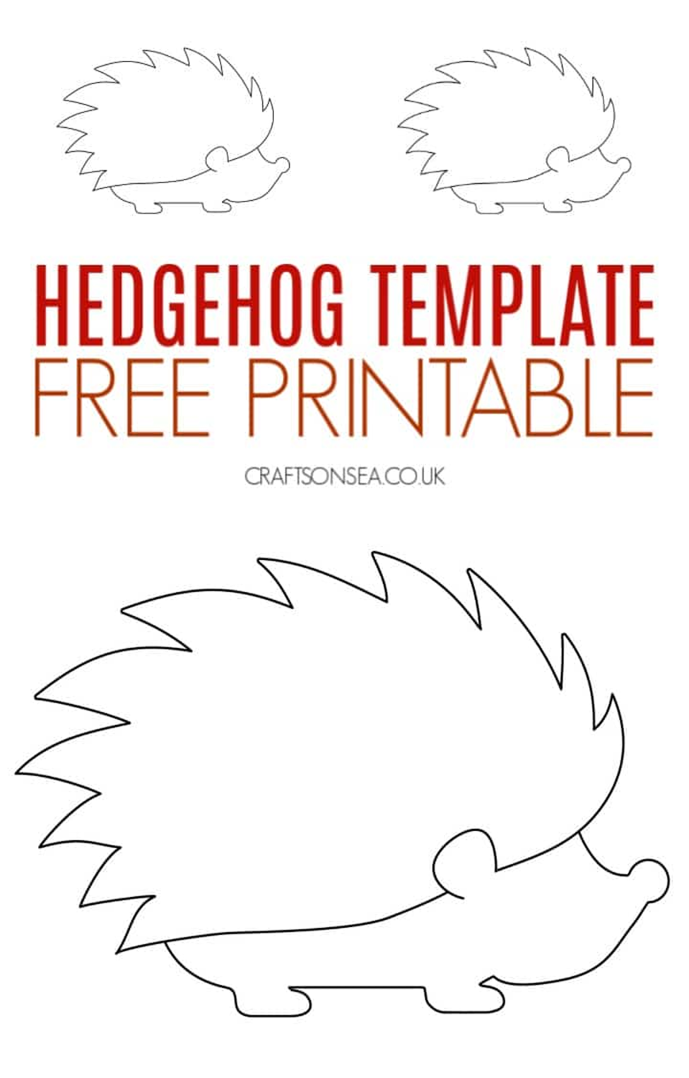 hedgehog craft image