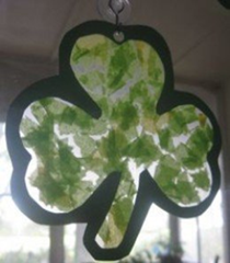 Shamrock Suncatcher 