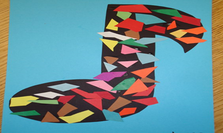 Musical Note Mosaic Art