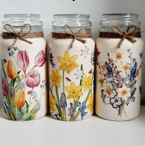 Decoupe Glass Jars