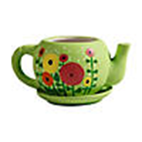 Paint a Ceramic Flower Teapot
