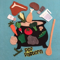 Soup Pot and Vegetables 