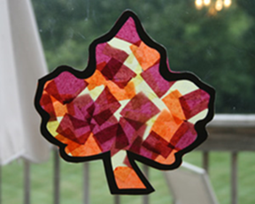 Autumn Leaf Sun Catcher 