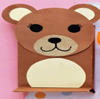 Paper Bag Bear Puppet 