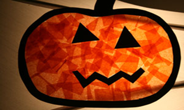 Pumpkin Sun Catcher 