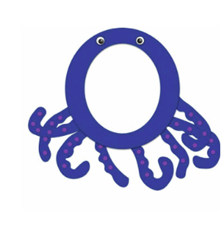 Octopus paper plate craft