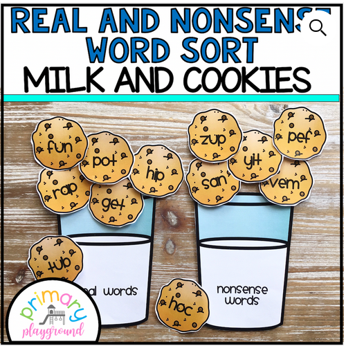 cookie word sort activity