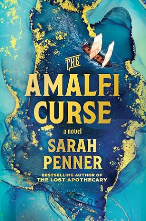 The book club book for June is The Amalfi Curse, by Sarah Penner