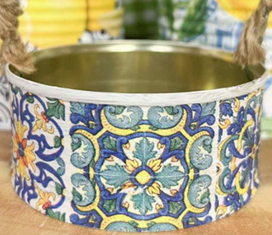 This is the craft for the creative craft club on May 6th. It is a upcycled decoupage trinket dish.