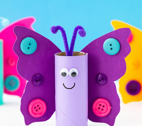 The is the craft for April's story and art. This will include a butterfly craft