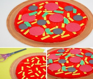 paper pizza craft image