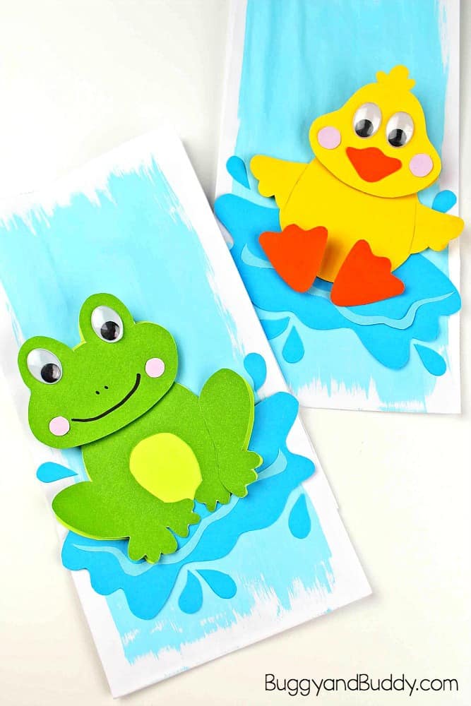 frog and duck craft image