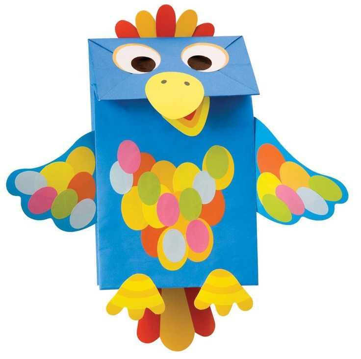 paper parrot craft image