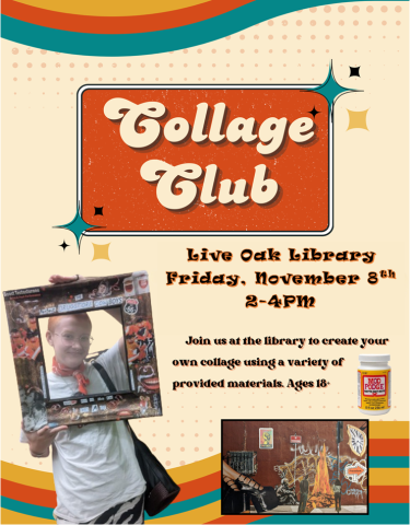 Collage club flyer