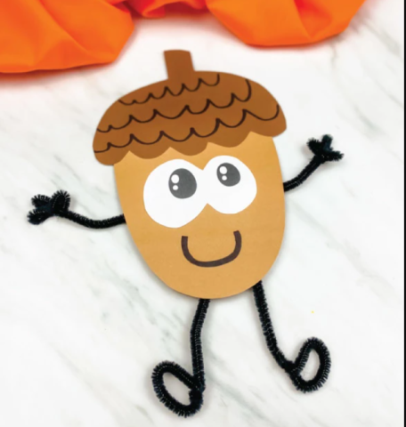 acorn paper craft