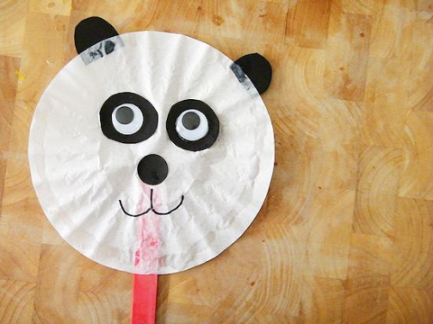 coffee filter panda