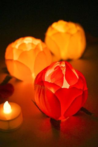 Flower Tea lights