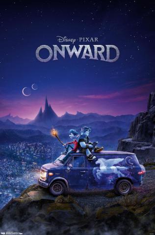 Poster for Disney movie Onward