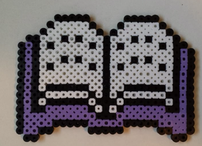 Book made out of Perler Beads