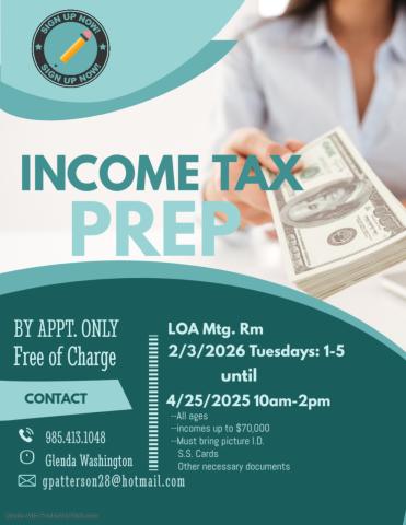 Income tax prep