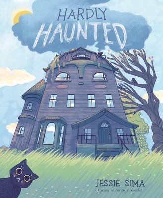 We will be reading Hardly Haunted by Jessie Sima.