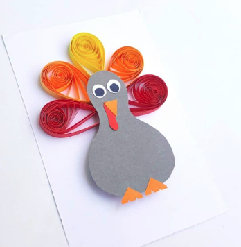 quilled turkey picture