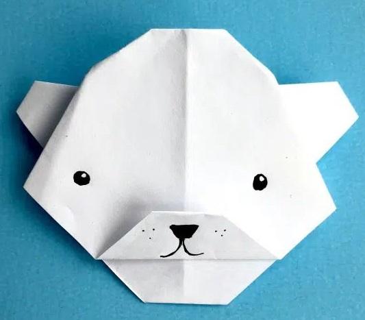 origami polar bear