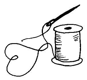 spool of thread and needle