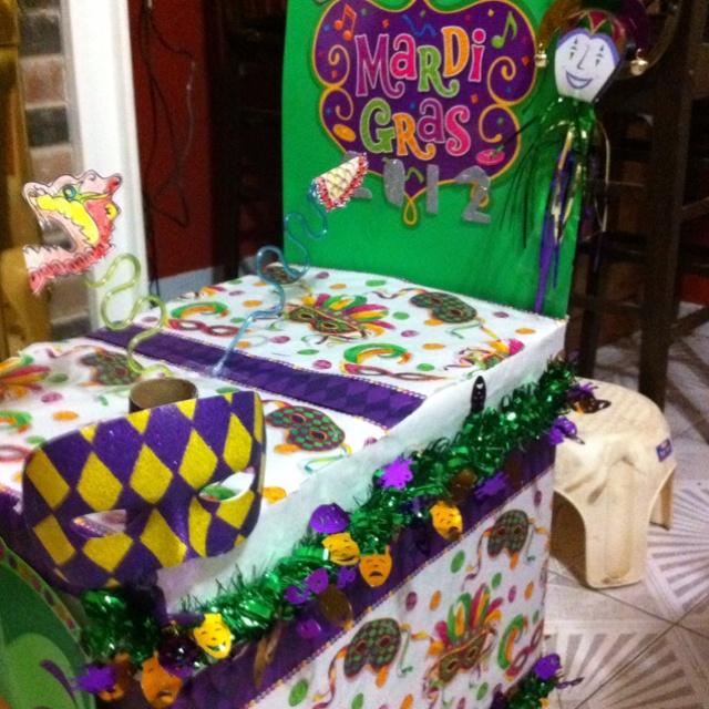 shoebox mardi gras float