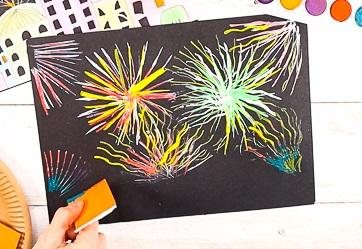 fireworks art