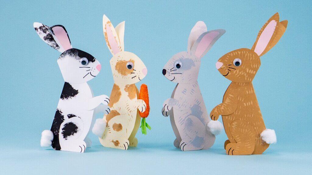 paper bunnies