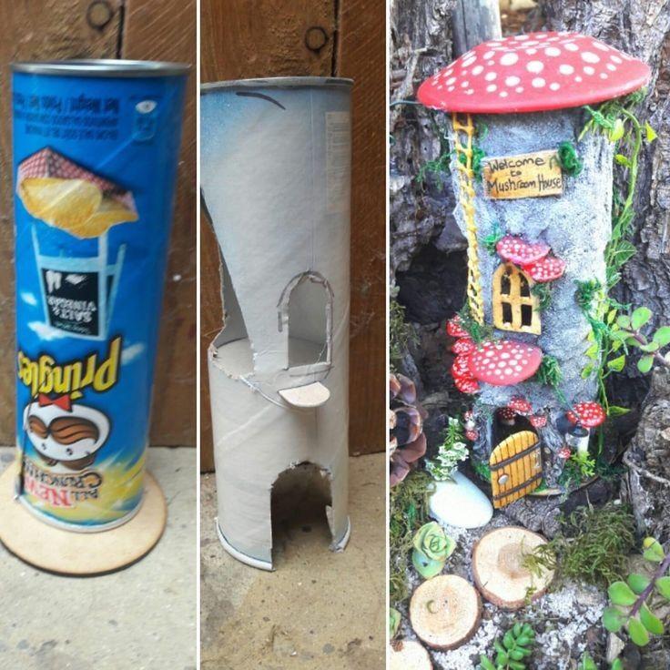 upcycled pringles cans