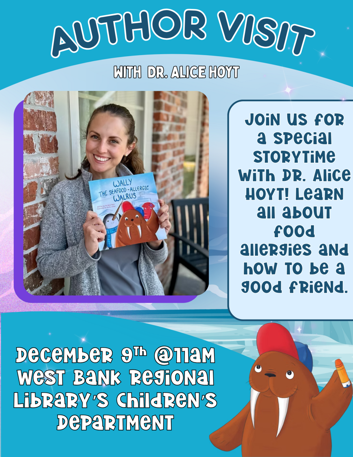 Special Storytime Author Visit