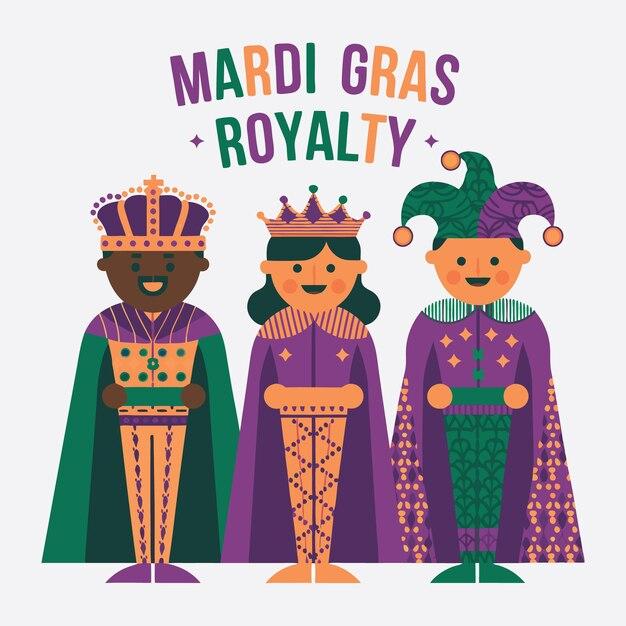 Mardi Gras Royalty Clipart