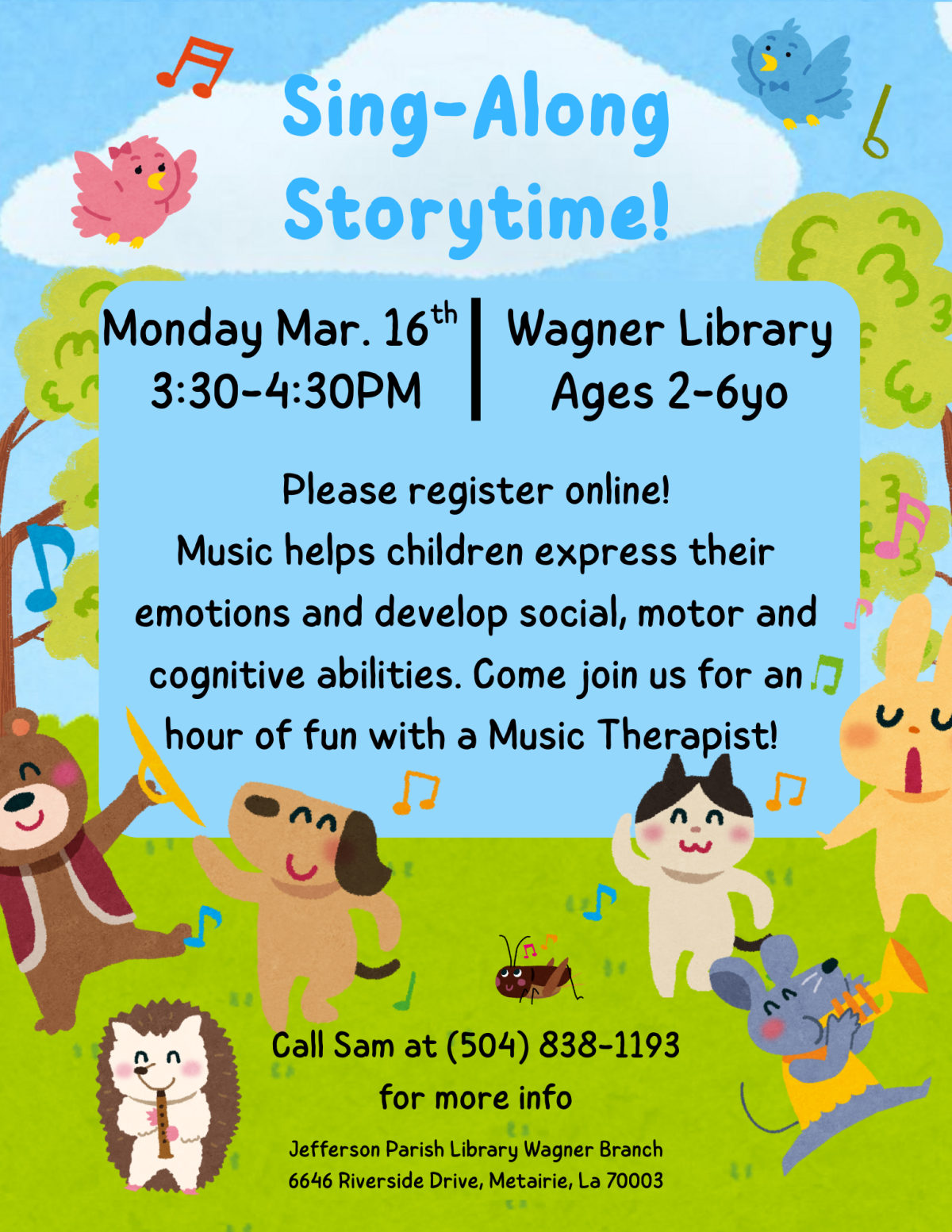 Sing-Along Storytime